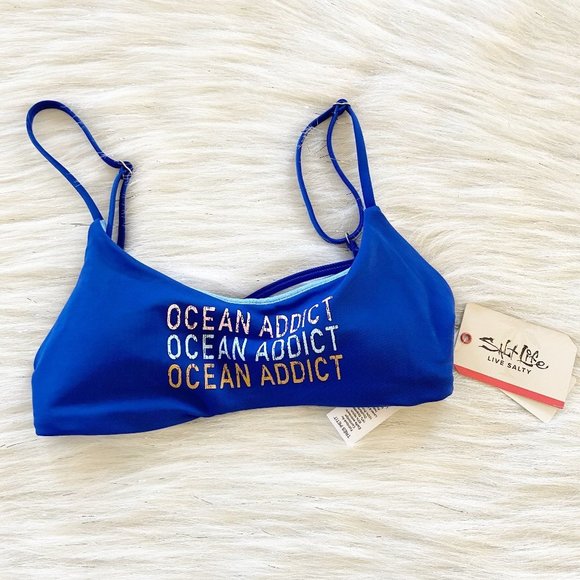 NEW Salt Life Ocean Addict Bralette Bikini Top - Picture 2 of 6